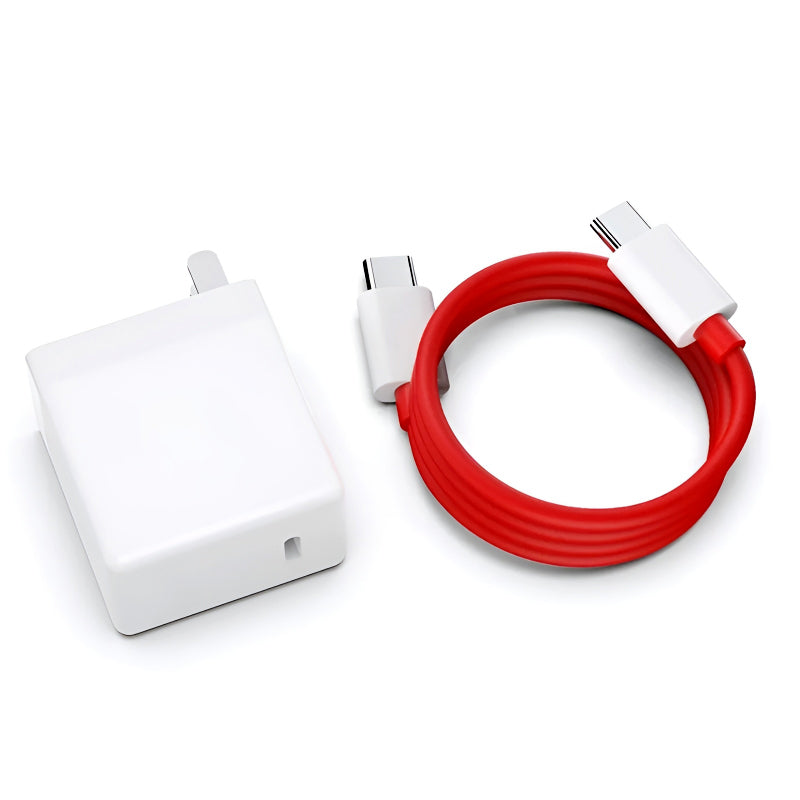 OnePlus 65W Warp Charge Power Adapter with Type-C to Type-C Fast Charging Cable (with box)