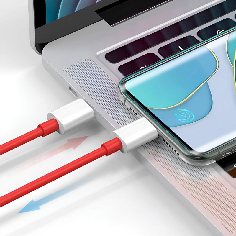 OnePlus 65W Warp Charge Power Adapter with Type-C to Type-C Fast Charging Cable (with box)