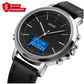 SKMEI Men's Fashion Digital Watch Analog Leather Multifunctional Waterproof Men's Watch 1652 &nbsp;Skemi Men Digital Analog Watch - Without Box