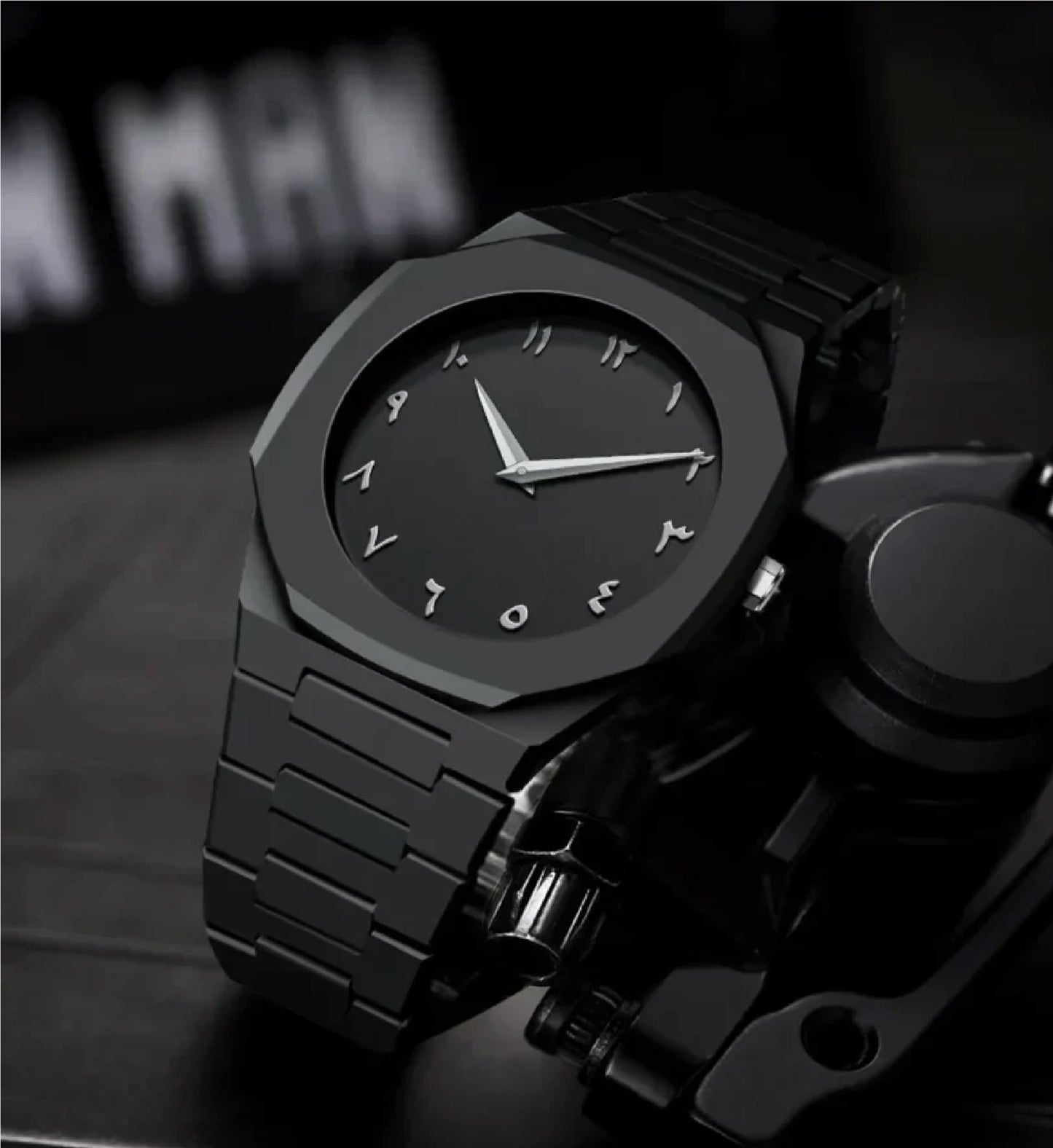 Full Black Aura Quartz Watch (With Random Box)