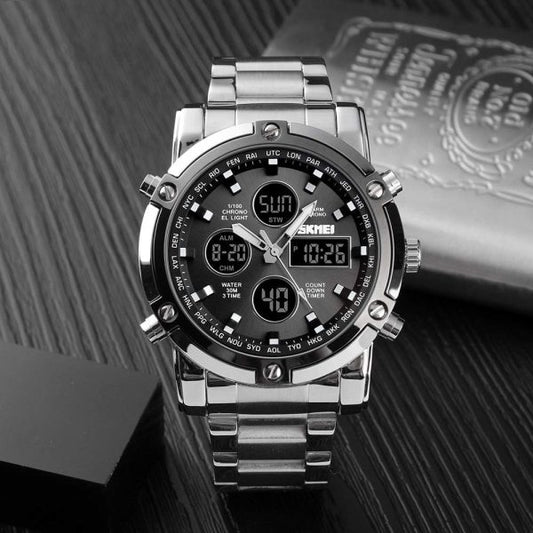 Skemie 1389 Men's Digital-Analog Waterproof Chronograph Watch