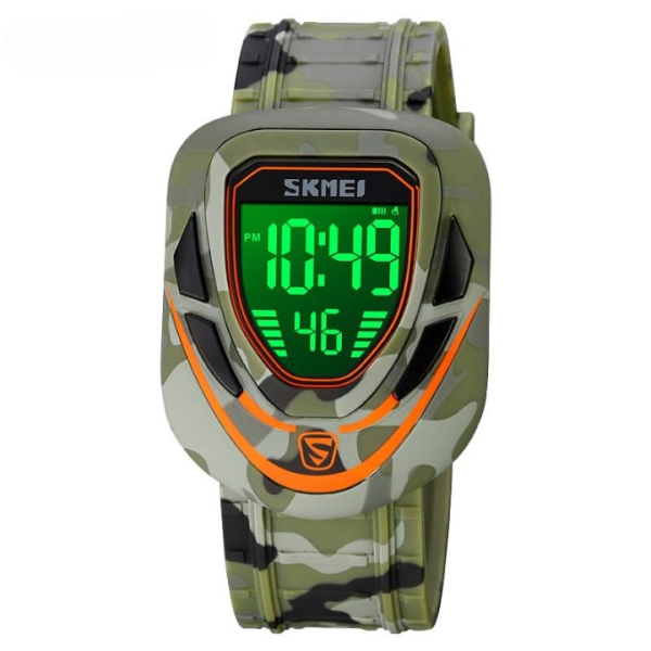 Skmei 1833 Men's Digital Sports Watch – Waterproof with LED & Multi-Time Display