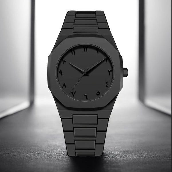 Full Black Aura Quartz Watch (With Random Box)