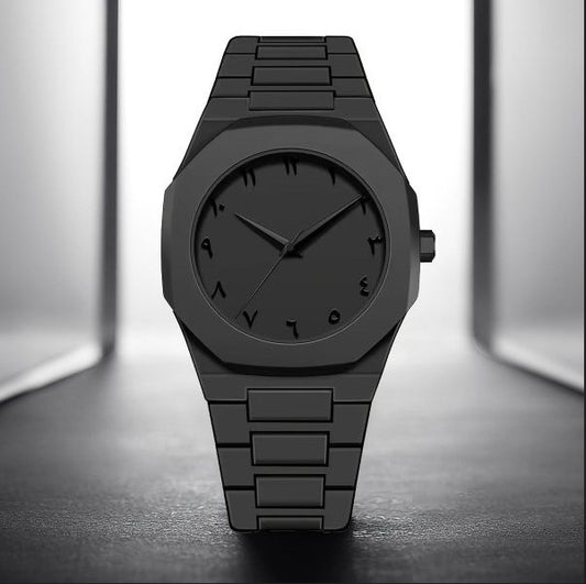 Full Black Aura Quartz Watch (With Random Box)