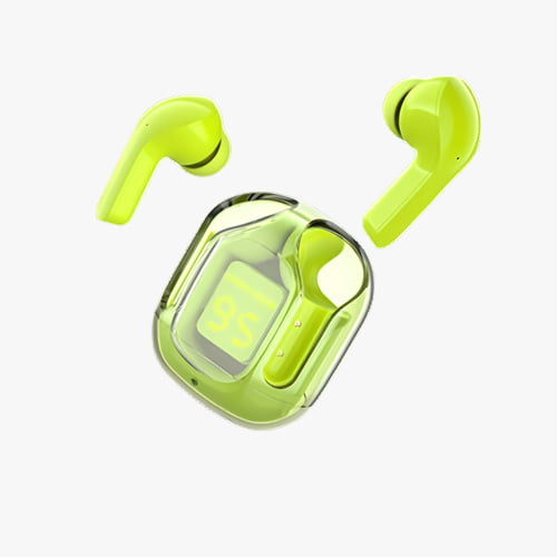 Air 31 Wireless Earbuds with Crystal Transparent Case – Stylish & High-Performance
