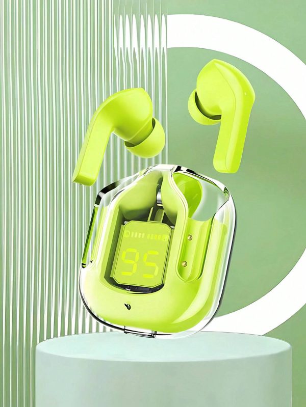 Air 31 Wireless Earbuds with Crystal Transparent Case – Stylish & High-Performance