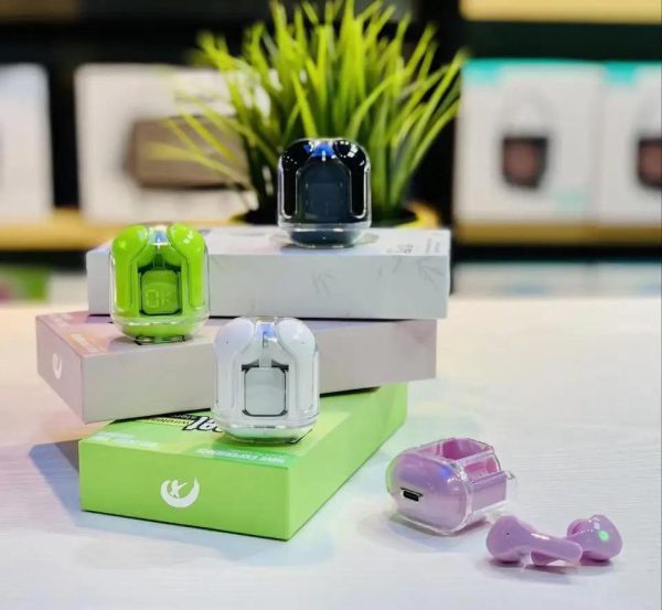 Air 31 Wireless Earbuds with Crystal Transparent Case – Stylish & High-Performance