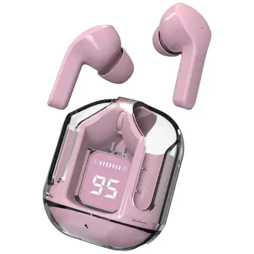 Air 31 Wireless Earbuds with Crystal Transparent Case – Stylish & High-Performance