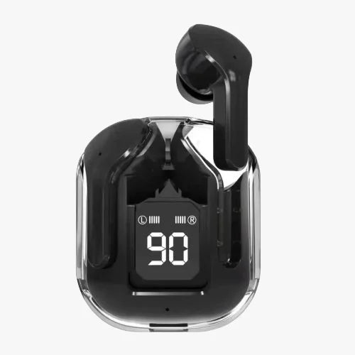 Air 31 Wireless Earbuds with Crystal Transparent Case – Stylish & High-Performance