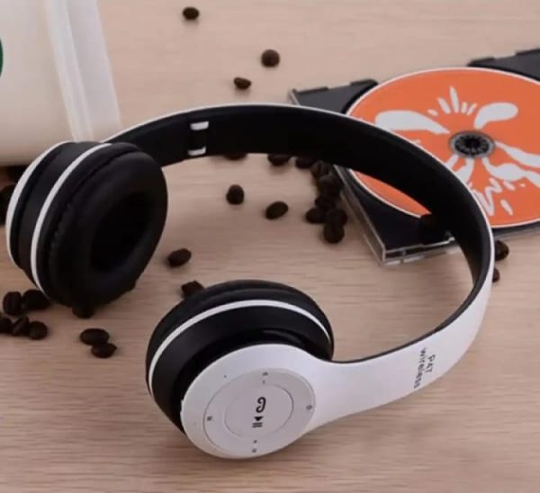 P47 Bluetooth Wireless Headphones – Foldable, FM Radio, SD Card Support