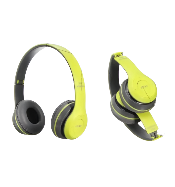 P47 Bluetooth Wireless Headphones – Foldable, FM Radio, SD Card Support